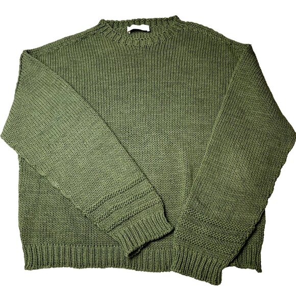 momoni Sweaters - Momoni Women's Knitted Sweater Cardigan Pullover Long Sleeve Green,‎ XS Italy